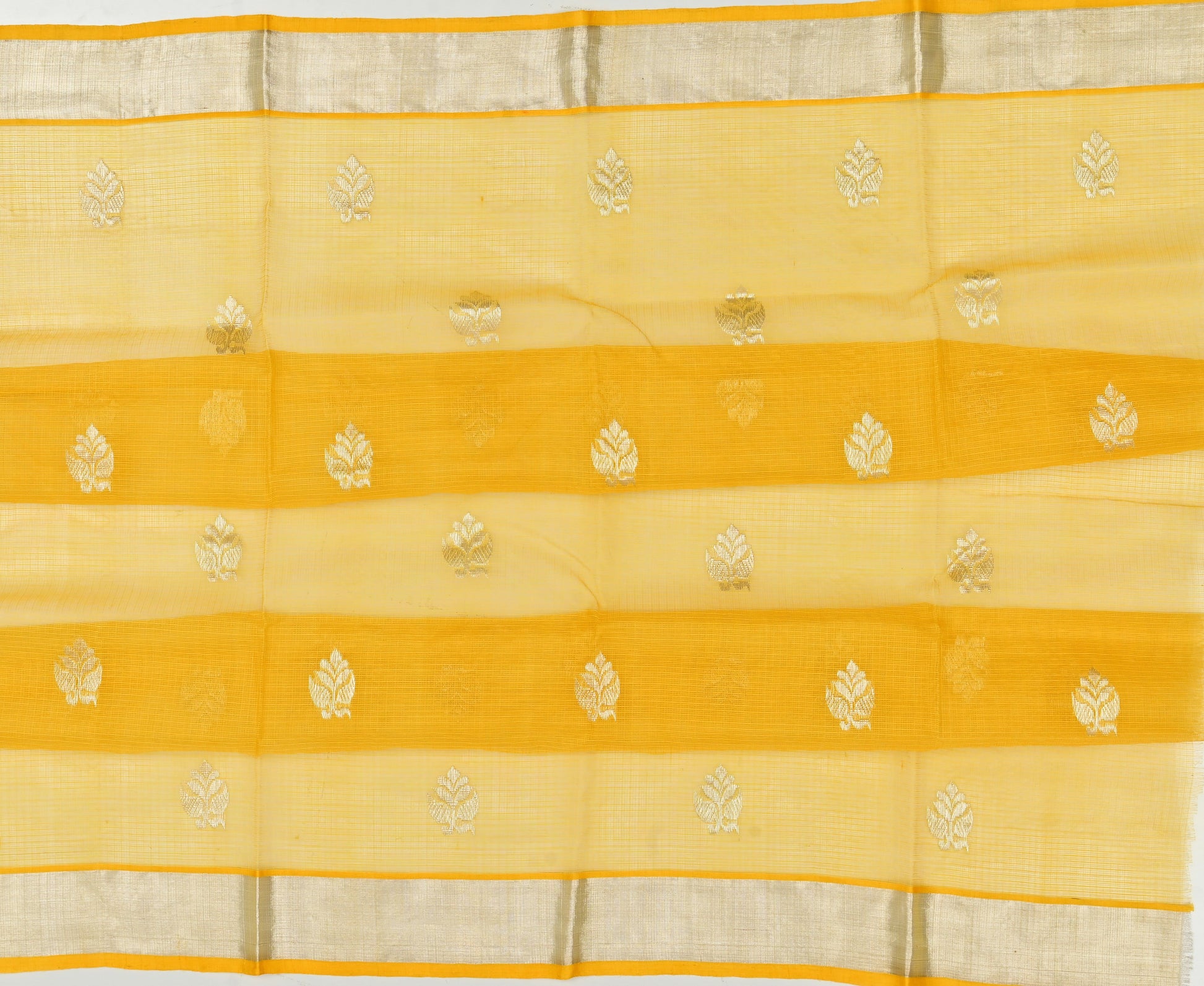 Handwoven Real Zari Kota Doria Saree