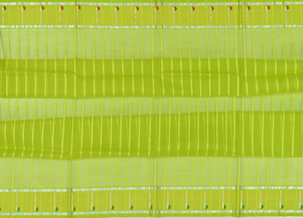 Handwoven Real Zari Kota Doria Saree