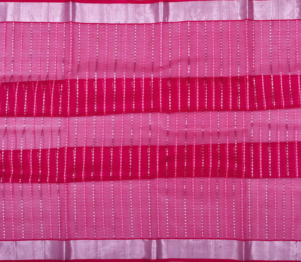Handwoven Real Zari Kota Doria Saree