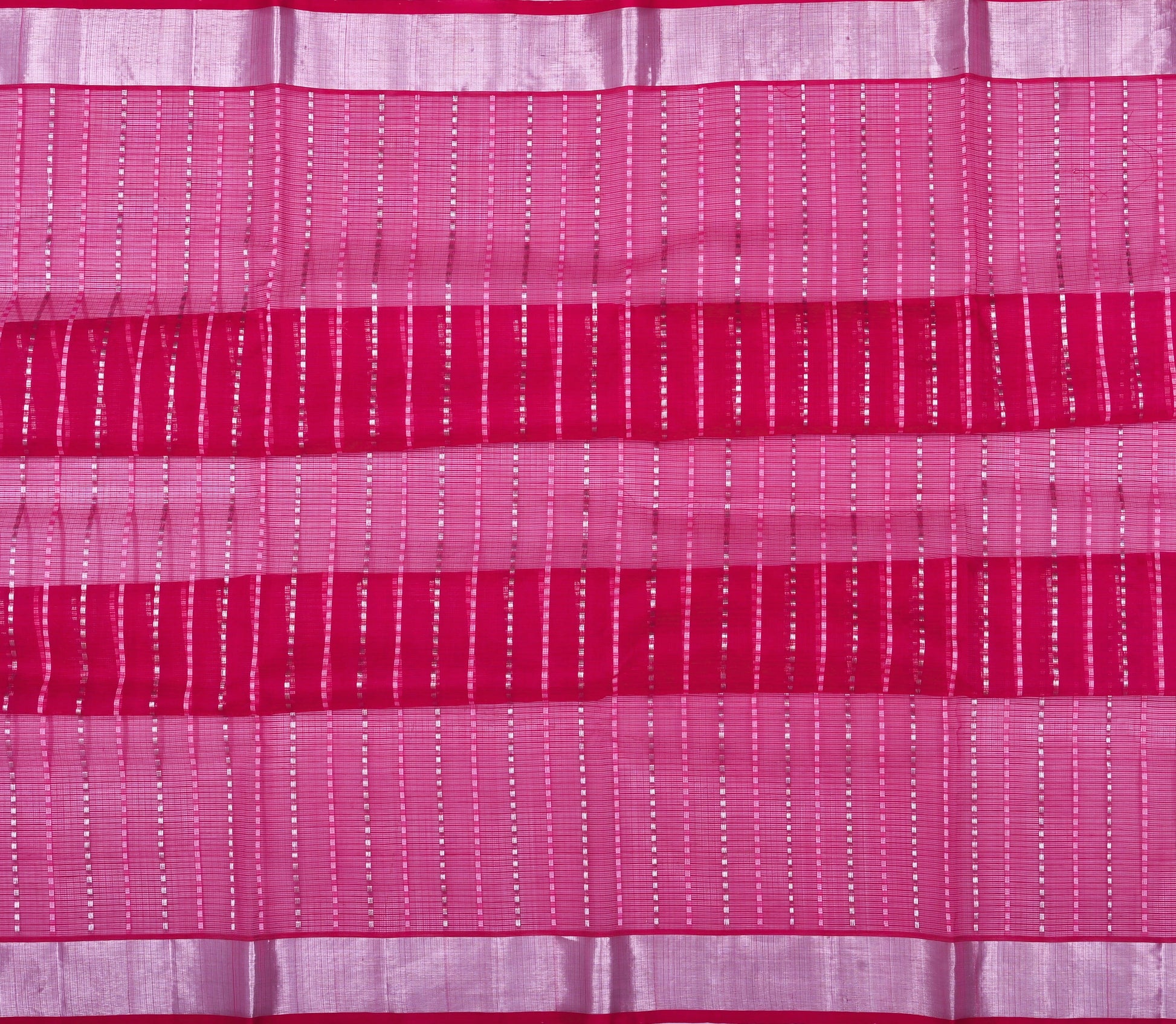 Handwoven Real Zari Kota Doria Saree