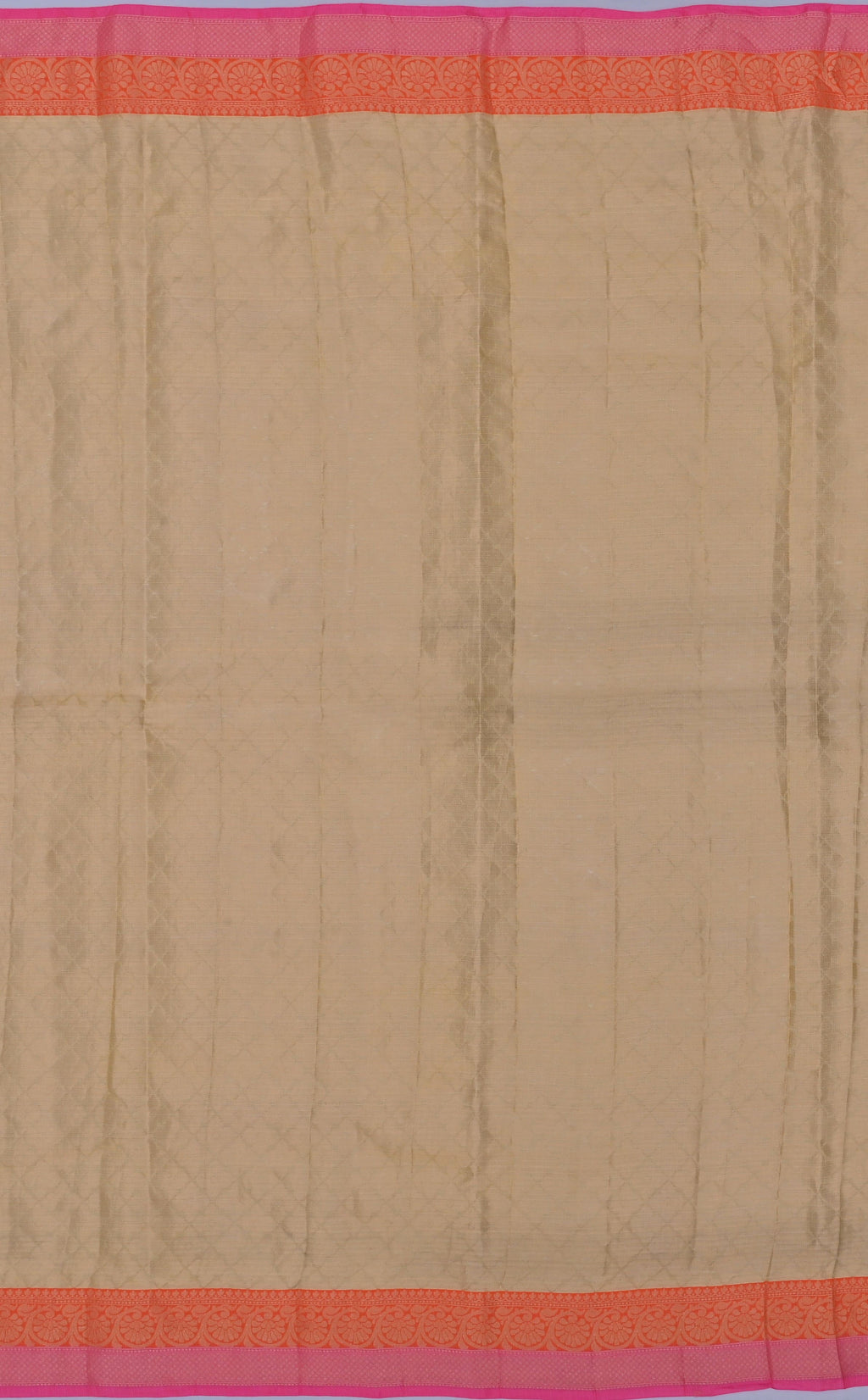 Pure Silk Kota Doria Zari And Silk Thread Weaving Motifs Saree