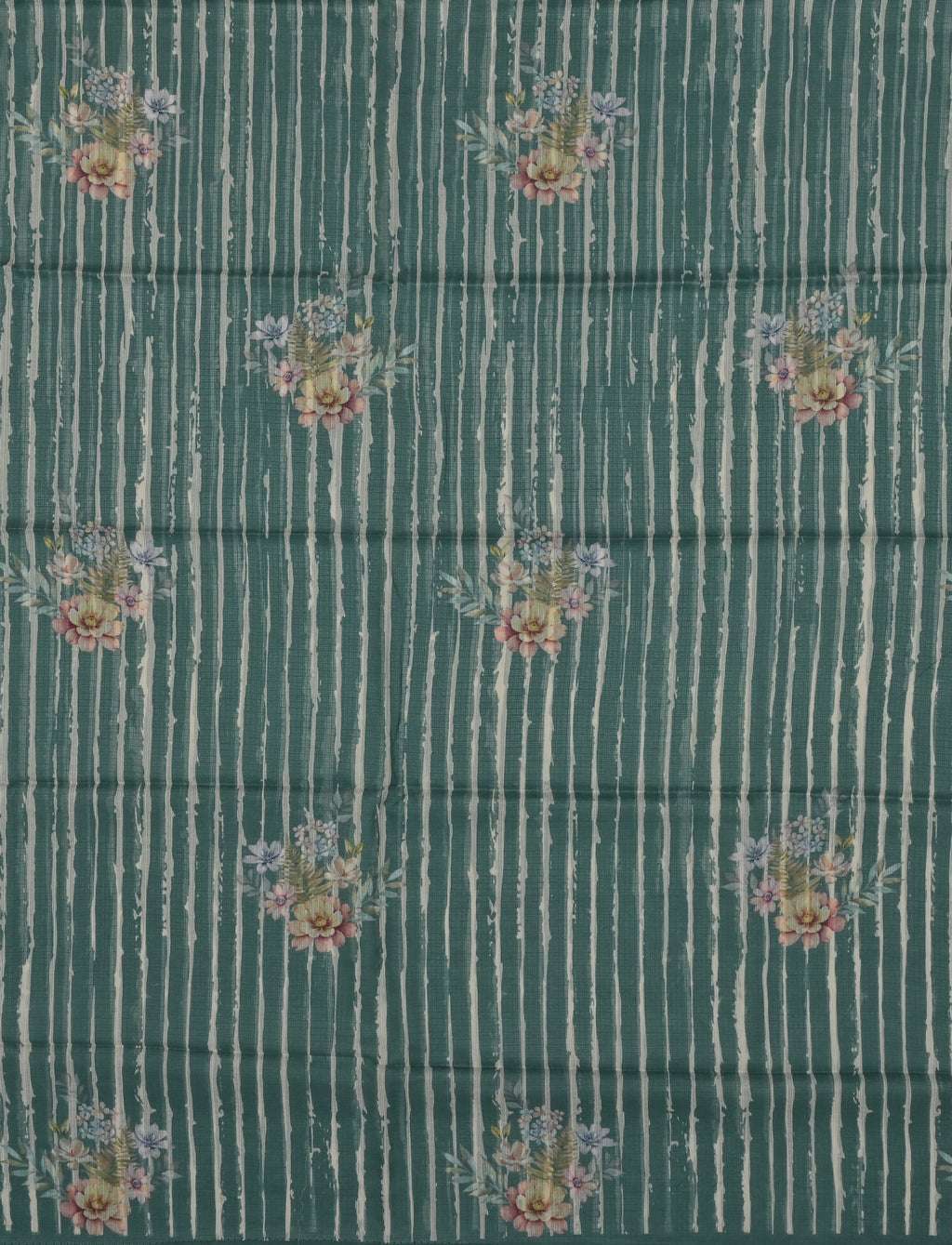 Pure Coton Kota Doria Digital Print Dress Material