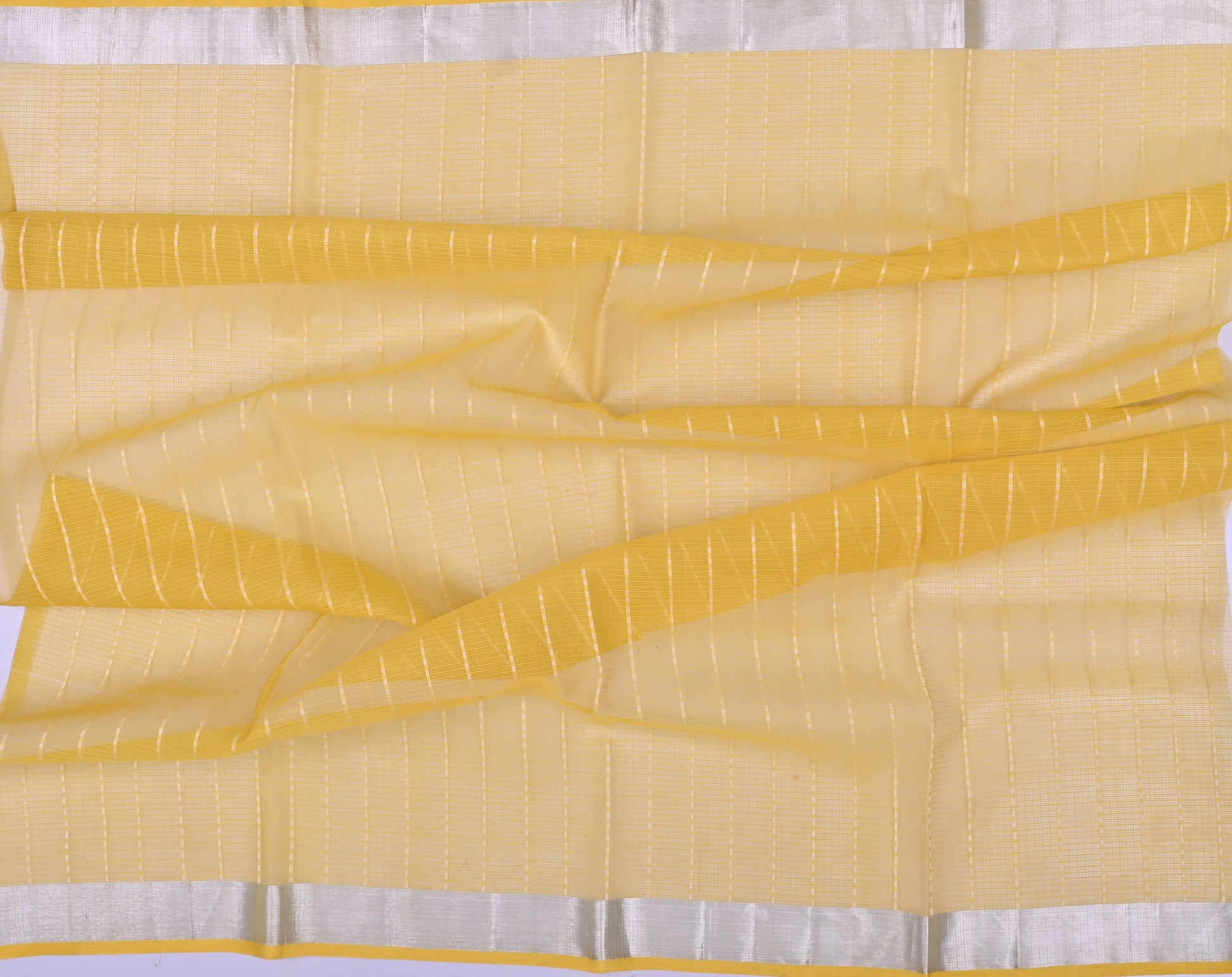 Handwoven Real Zari Kota Doria Saree